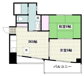 サザンポートＤの物件間取画像